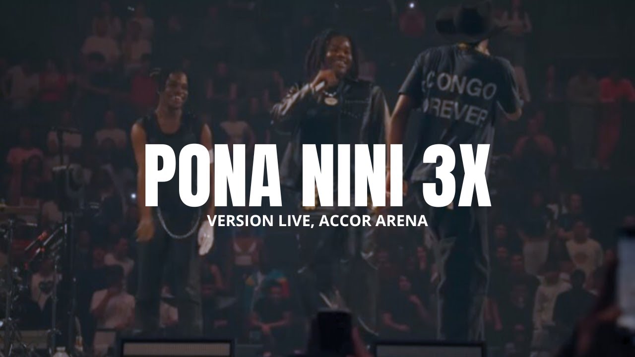 Tiakola - Pona nini feat Genezio, Prototype (Version Live, Accor Arena)