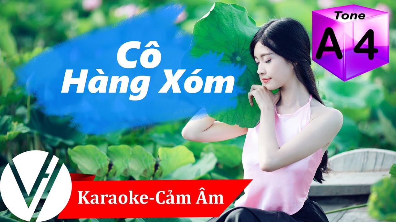 [Karaoke-Cảm Âm] Cô Hàng Xóm | Tone A4 (Beat Guitar Acoustic)