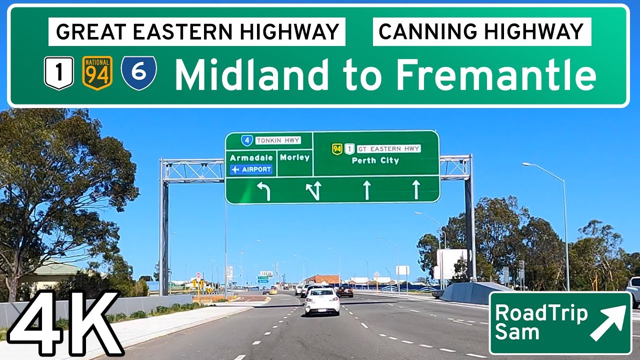 Gt Eastern & Canning Highways - Perth, Western Australia - POV / Ambient Audio
