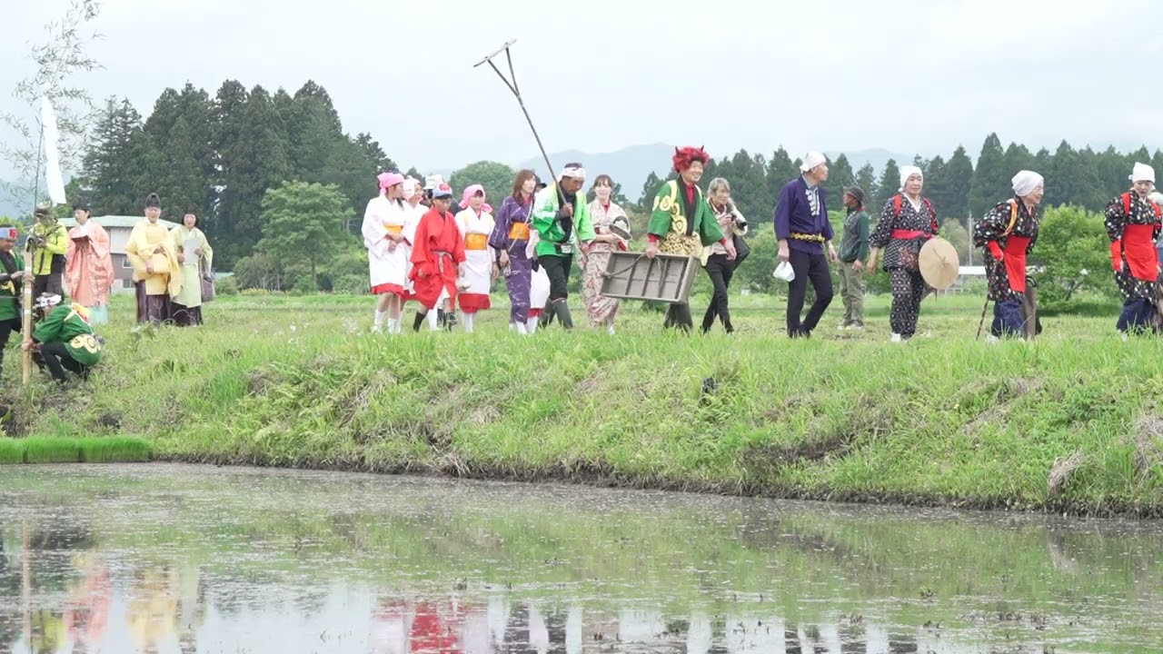 日光　森友滝尾神社　御田植祭