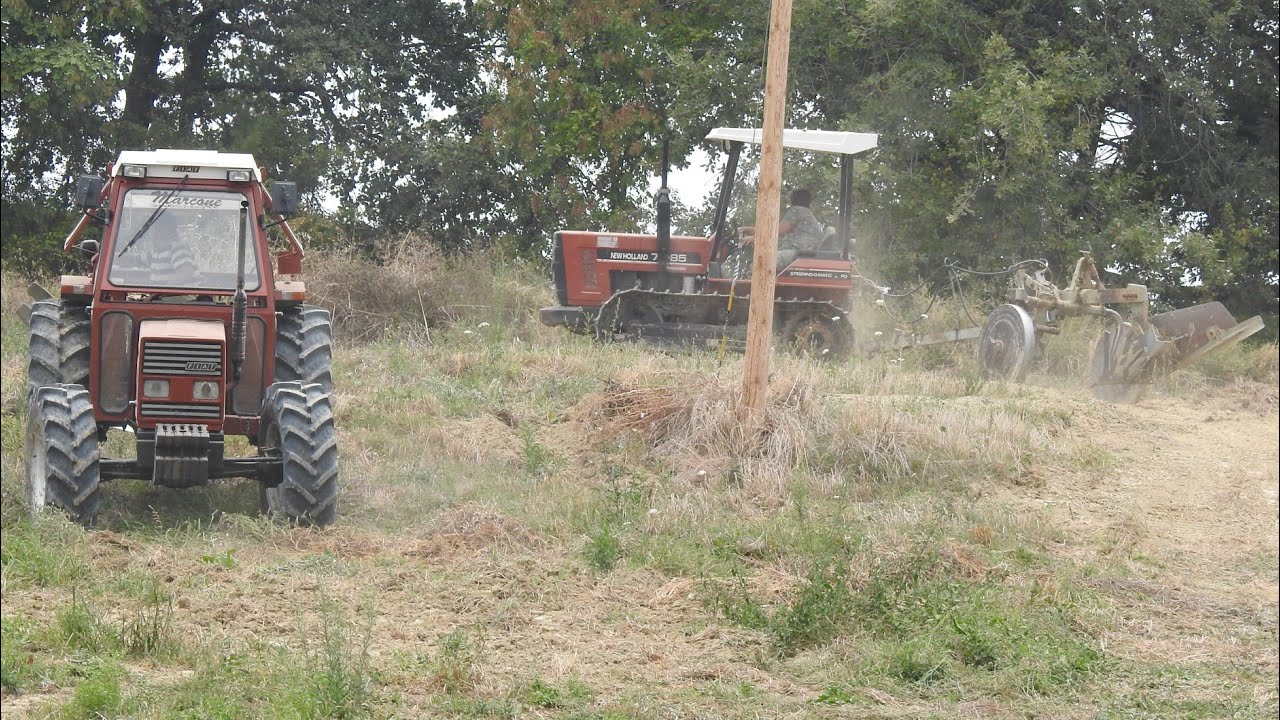 Aratura 2018. New Holland 72-85/ Fiat 766Dt. [Az.Agr. Marcone].