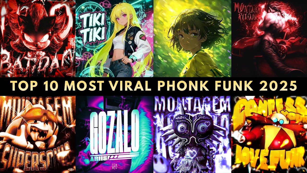 TOP 10 MOST VIRAL PHONK/FUNK 2025 🎵