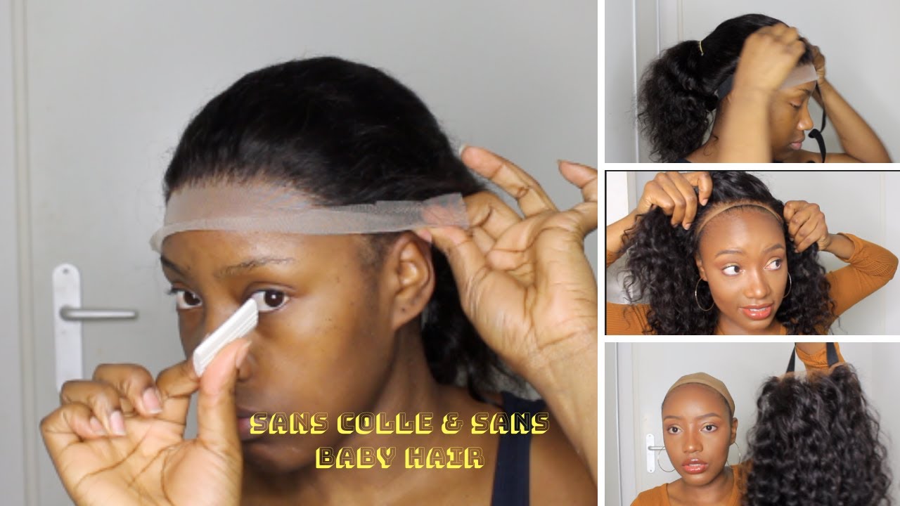 DIY: Comment placer la bande à élastique sur sa perruque| Débutants|Sew an Elastic Band to your Wigs