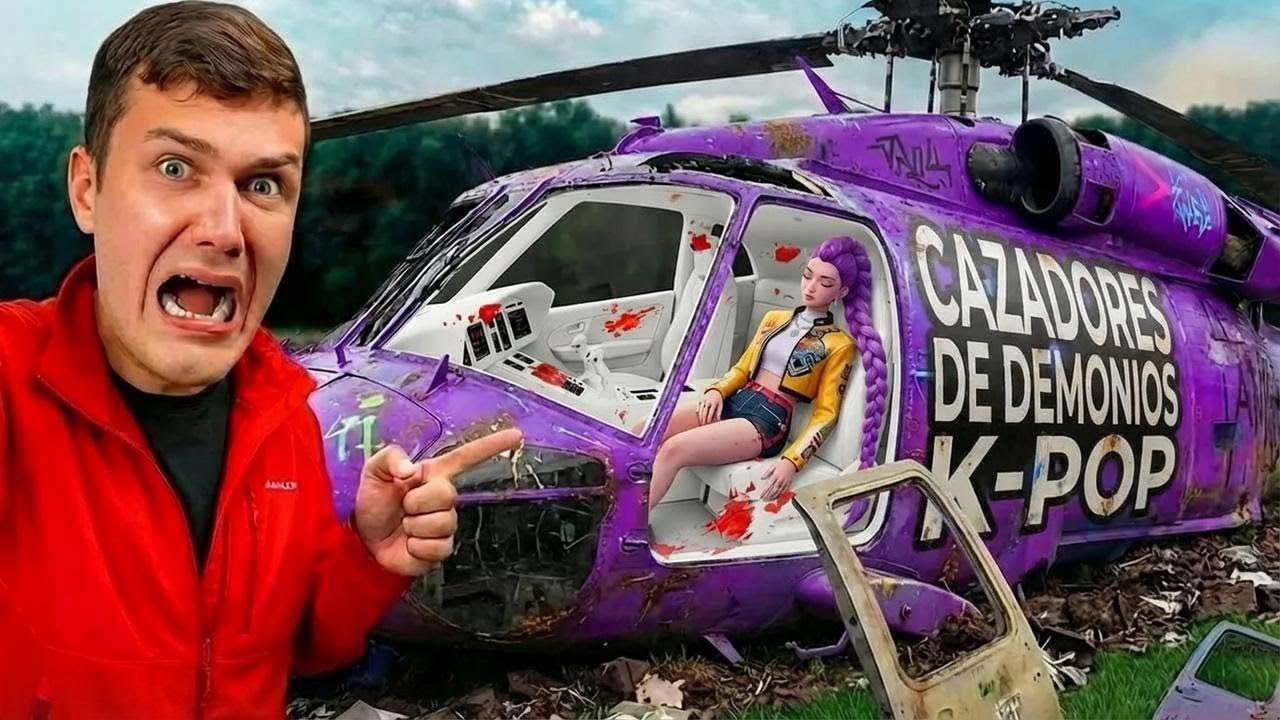 Encontramos el helicóptero de los cazadores de demonios K-Pop estrellado… Qué pasó en realidad