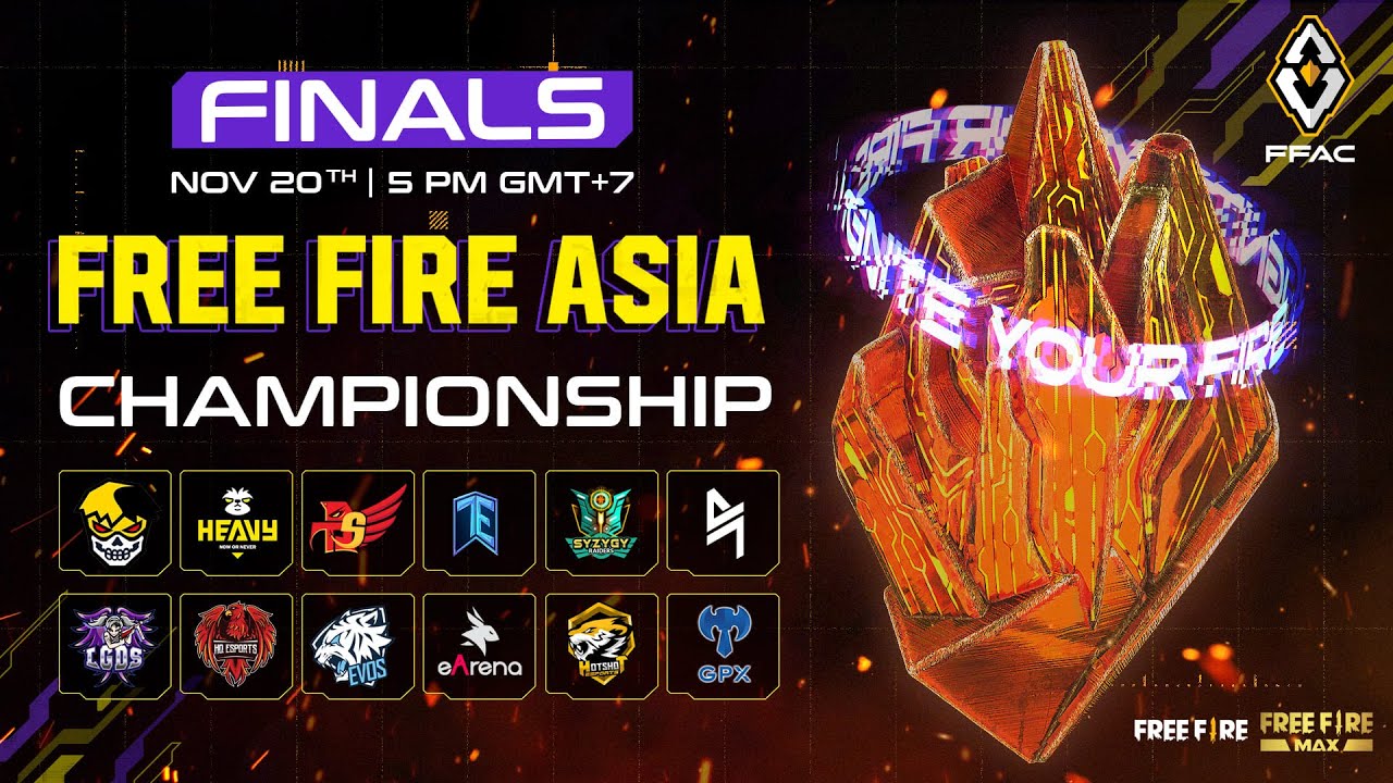 [ENG] Free Fire Asia Championship - Finals | Free Fire Esports