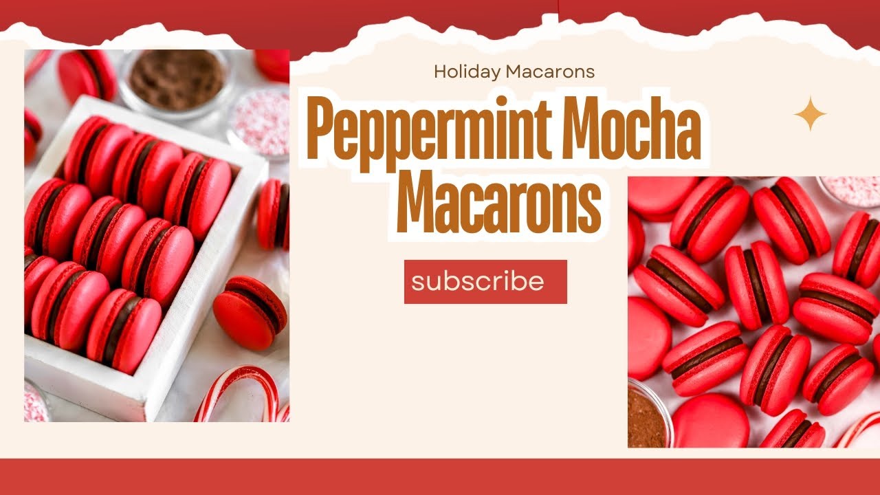 Как приготовить макаронс со вкусом мятного мокко с ЛУЧШИМ ганашем