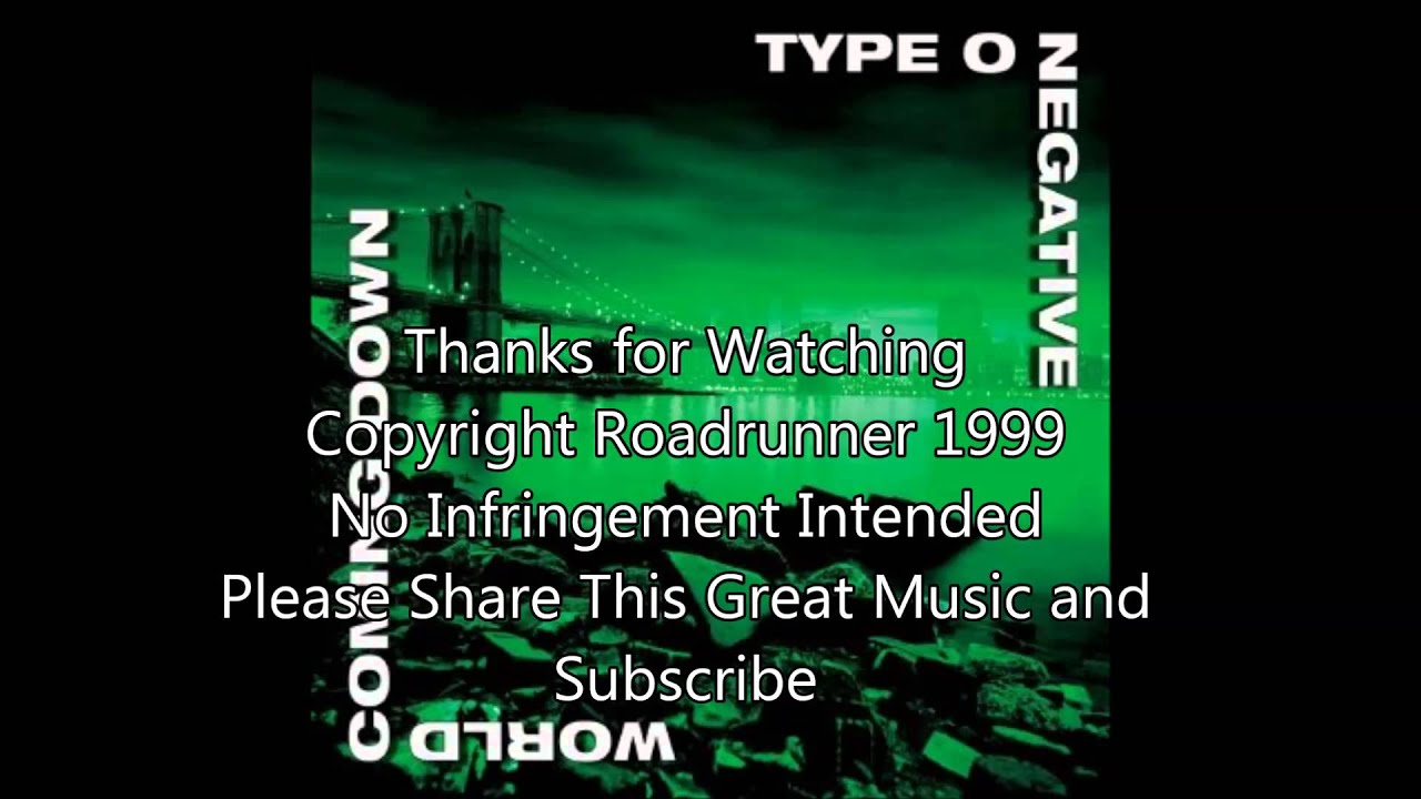 Type O Negative - World Coming Down (1999) Full Album
