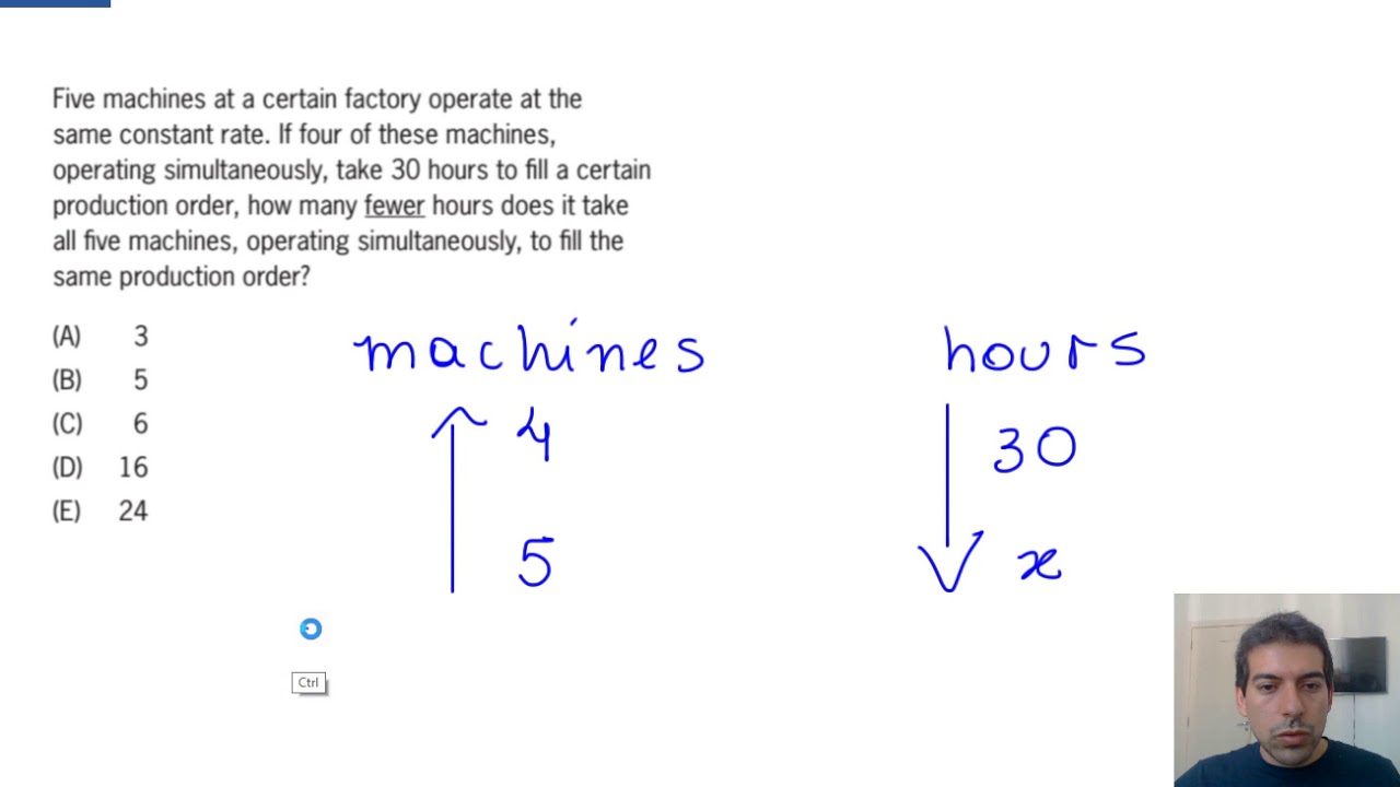 GMAT Quantitative Sample Questions