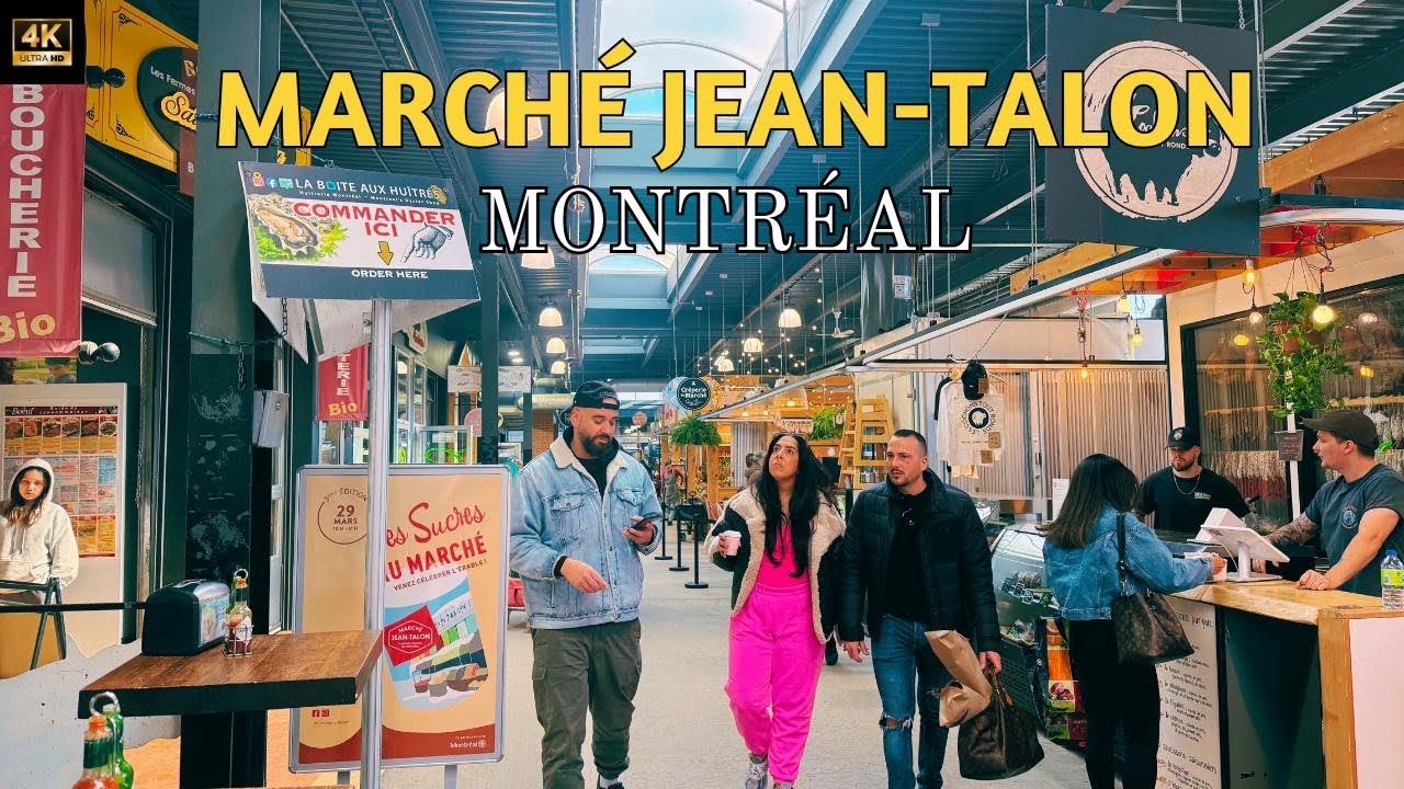 [4K] Marché Jean-Talon: Take this spring walk around one of Montréal's oldest public markets