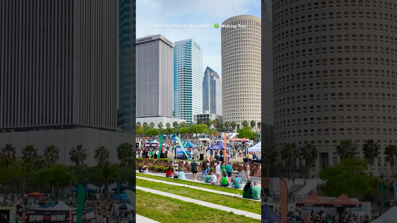 Tampa&rsquo;s St. Patrick&rsquo;s Day Magic! 🍀 Walking Tour #walkingtour