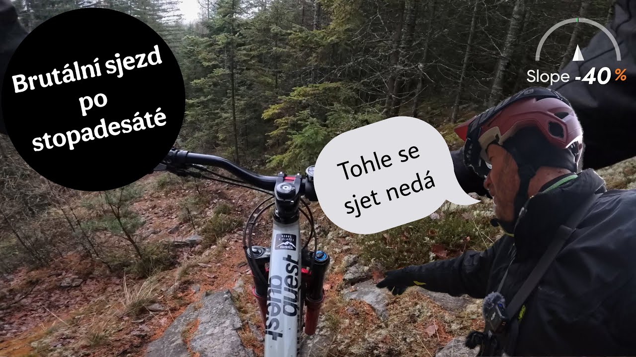 Brutální sjezd po stopadesáté. Naražená kostrč. A další výzva.