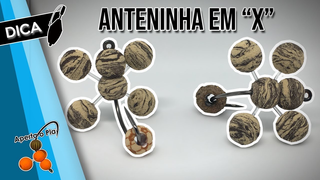 COMO MONTAR UMA ANTENINHA EM "X" DE FORMA PRÁTICA PARA PESQUEIROS! - Aperta O Play!
