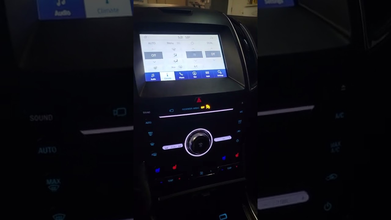 2019 ford edge heater reset quick fix! if your heaters not working.