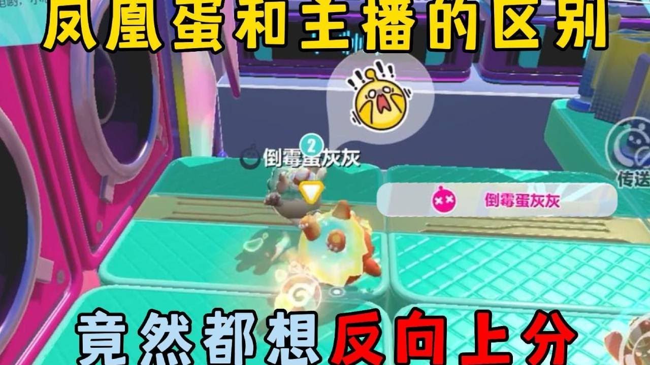 蛋仔派对合集：凤凰蛋和主播的区别！居然都想反向上分？