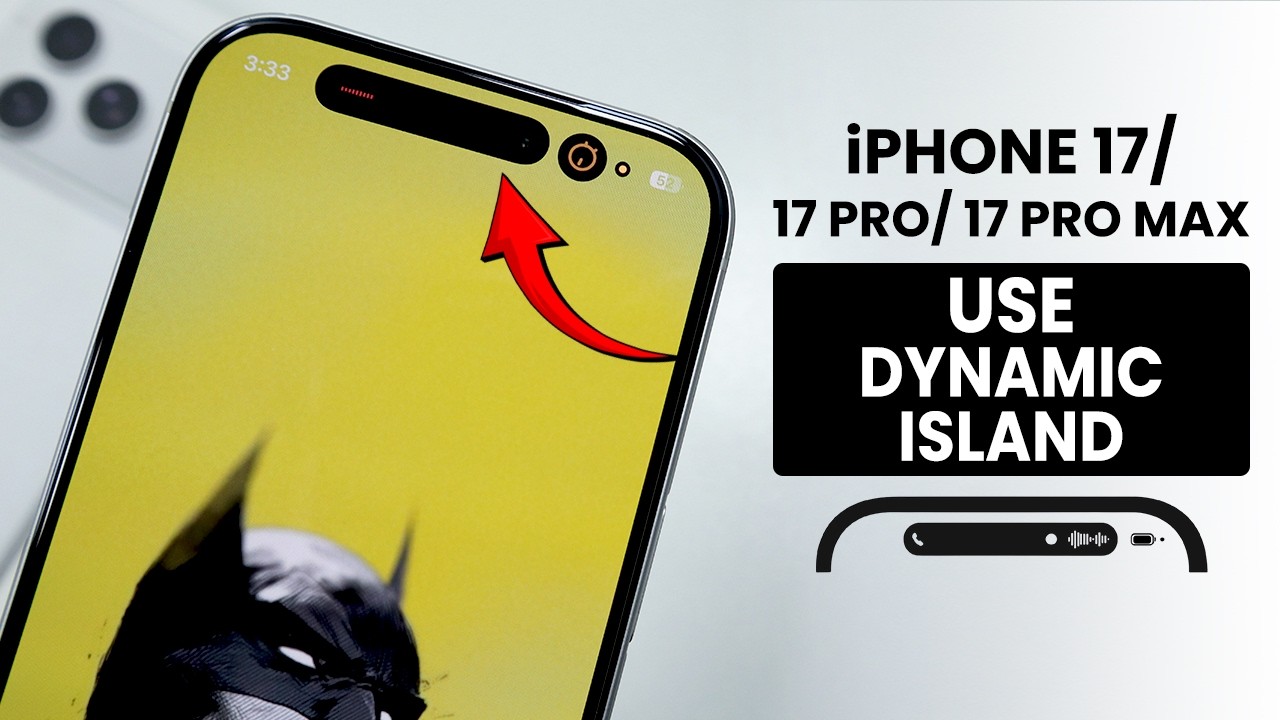 How to Use Dynamic Island on iPhone 17 / 17 Pro Max - Dynamic Island Setting