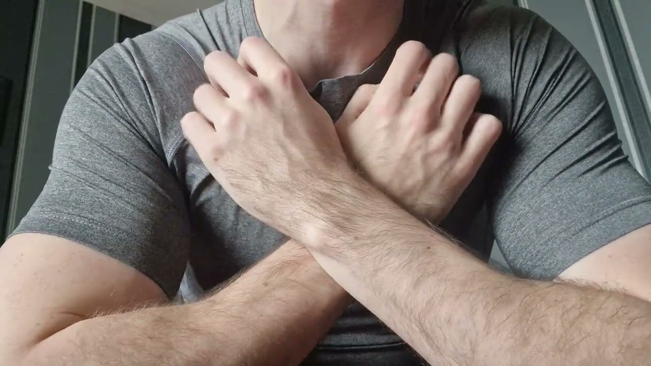 ASMR Chest Scratches - Body Massage That'll Help You Relax