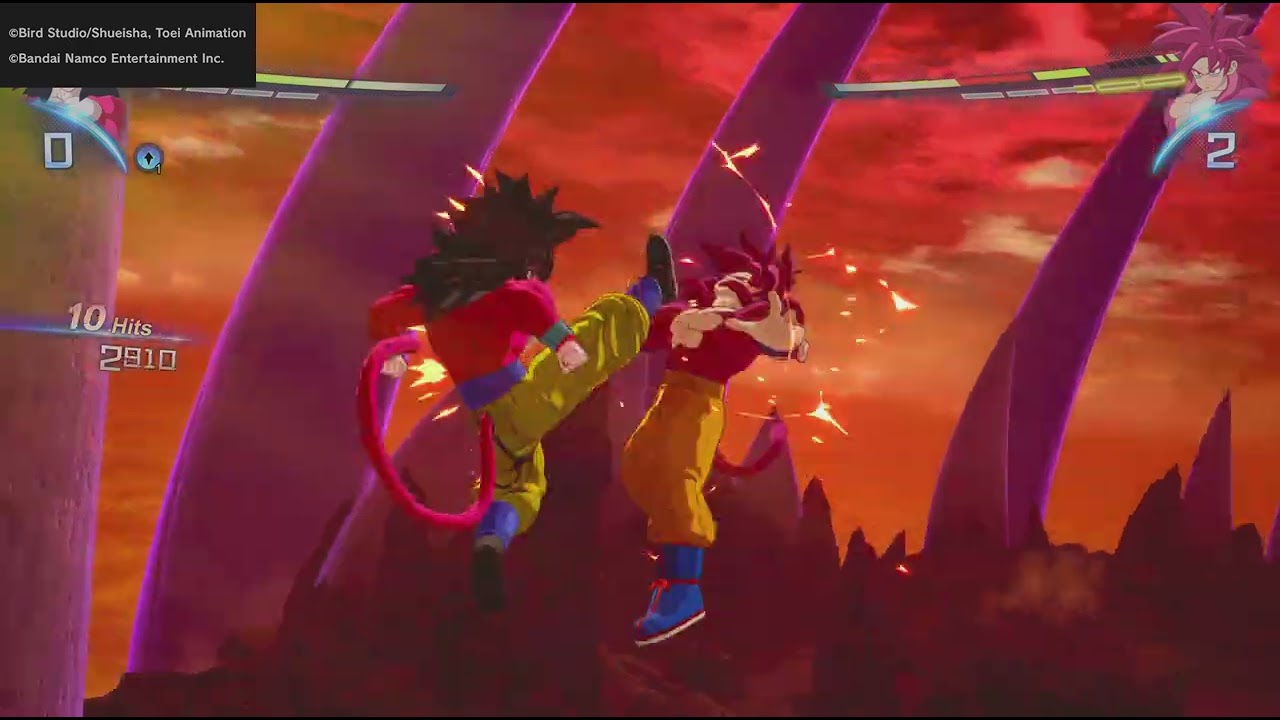 GT Goku SS4 vs Daima Goku SS4 DRAGON BALL: Sparking! ZERO