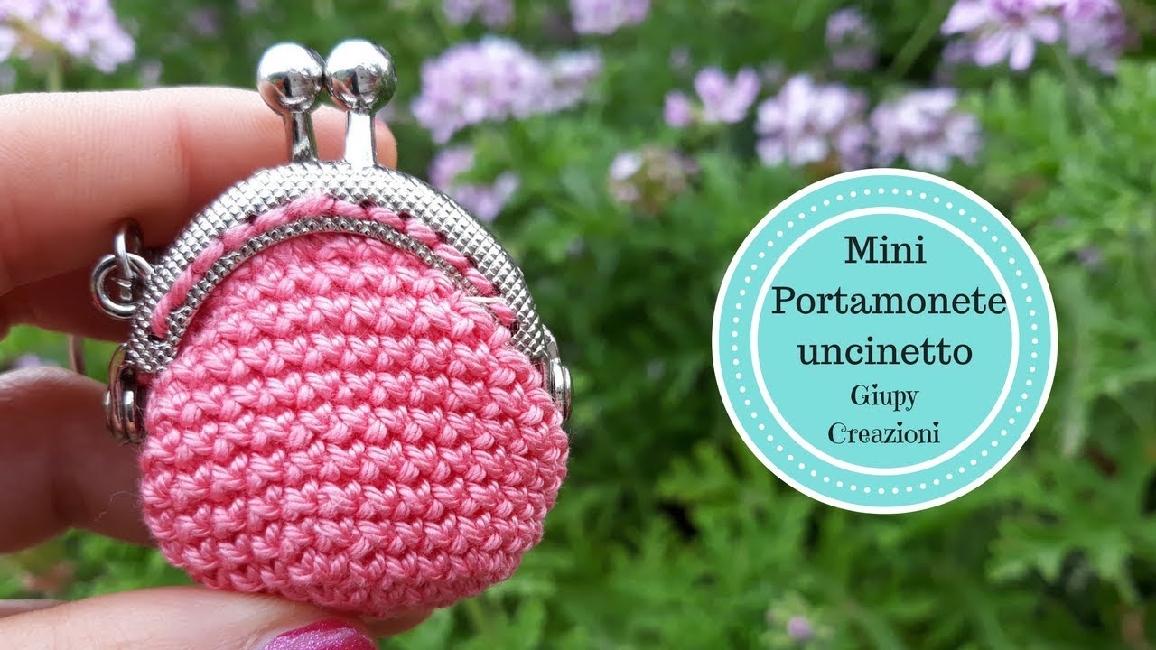 mini Portamonete uncinetto // mini Purse // SUB. ENGL.