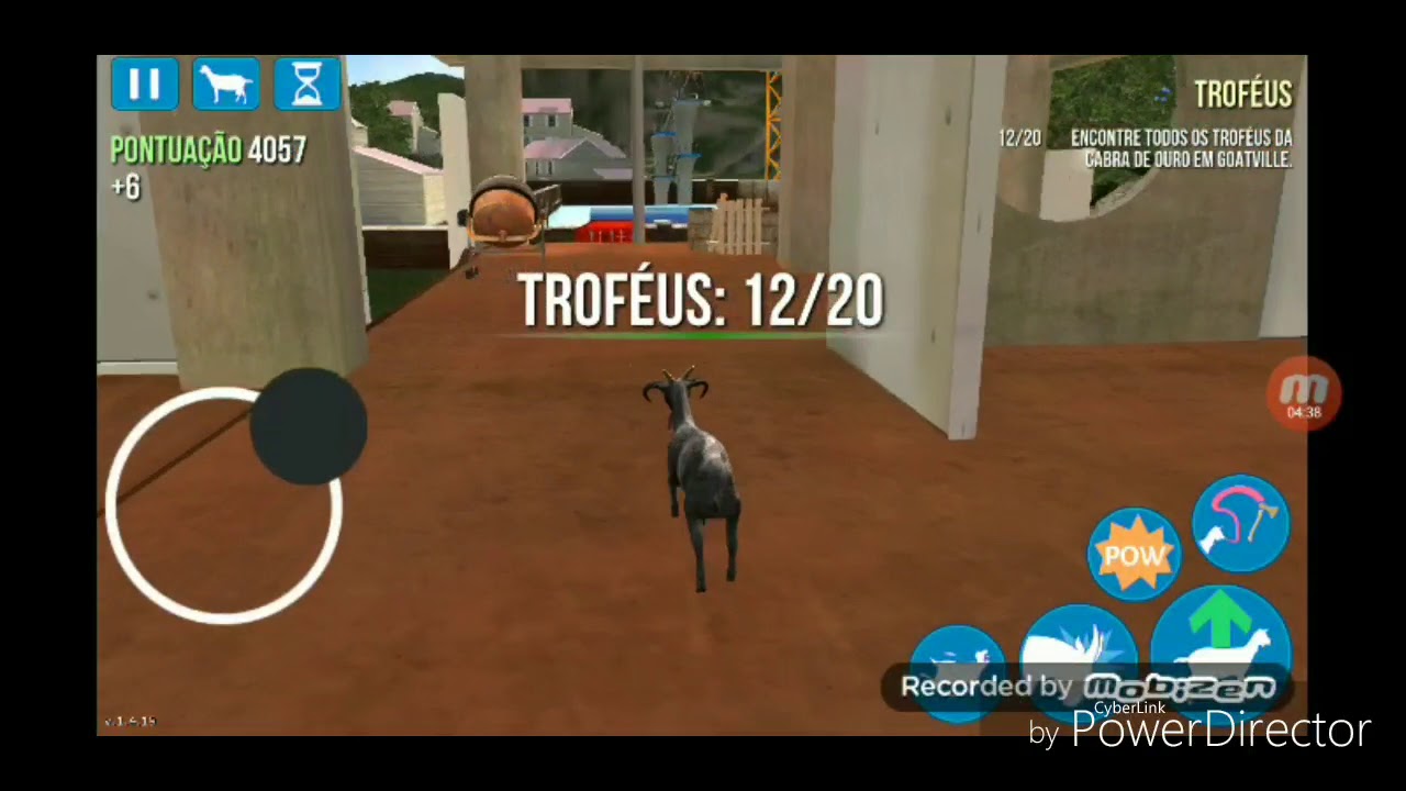 Todos os trofeus  do goat simulator free (goatville)