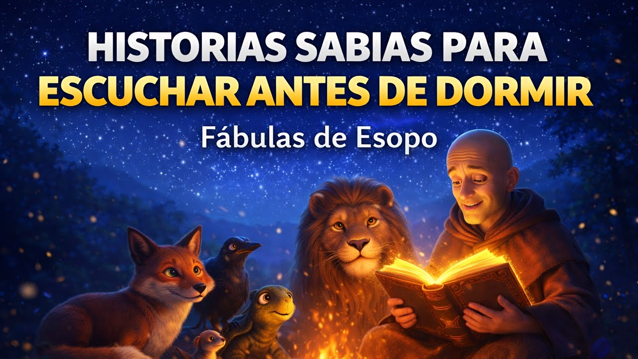 FÁBULAS DE ESOPO PARA DORMIR 🌙 Historias con Sabiduría que Calman el Alma 