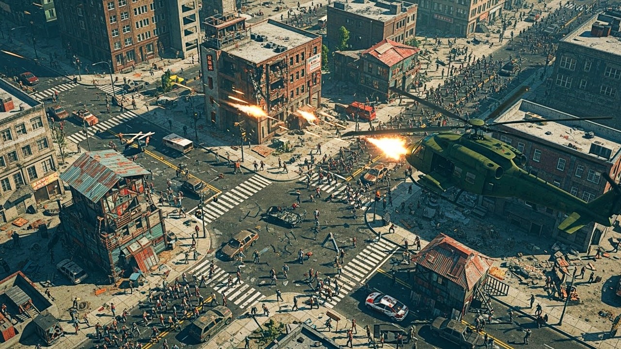 NEW ZOMBIE CITY BUILDER | DAY 1 Survival Base Builder | City Defense Z Gameplay