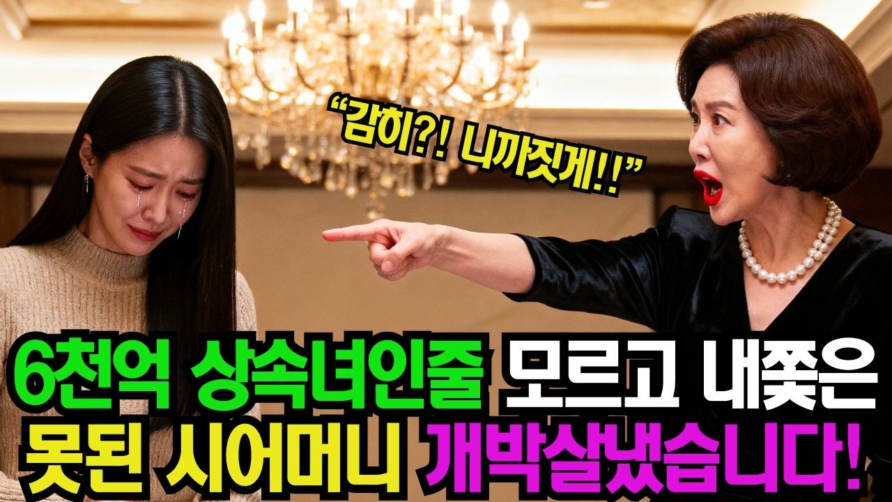 6천억 상속녀 재벌 며느리를 내쫓은 시어머니, 결국 천벌 받았습니다. l 인생사연 l 오디오북 #감동사연