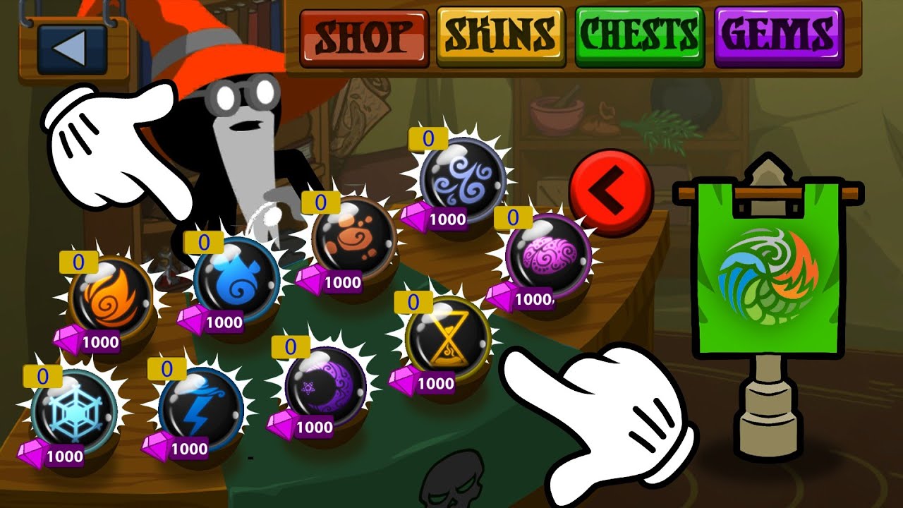 Stick War Legacy - Unlock All Spells / Unlimited Full upgrade Order, Chaos , Elemental