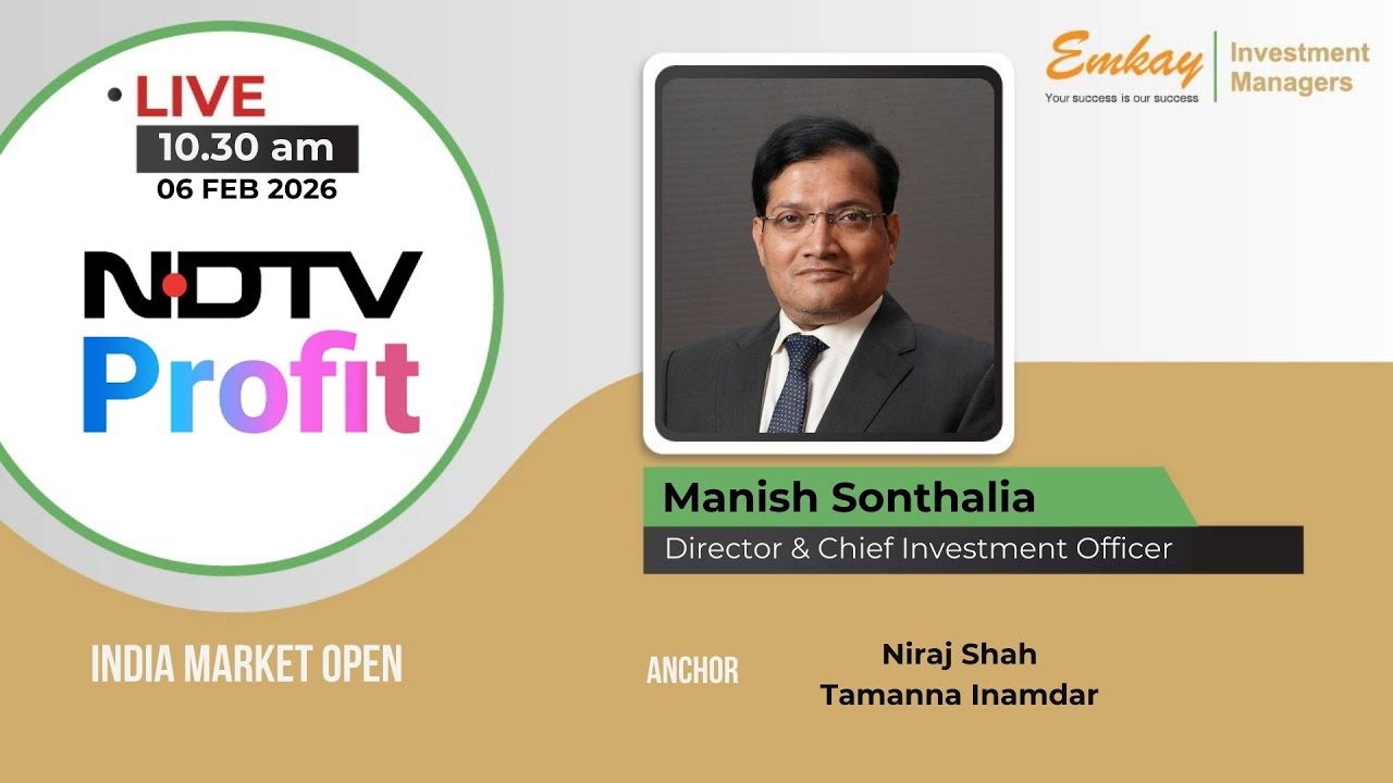Manish Sonthalia is Live on NDTV Profit in conversation with Niraj Shah