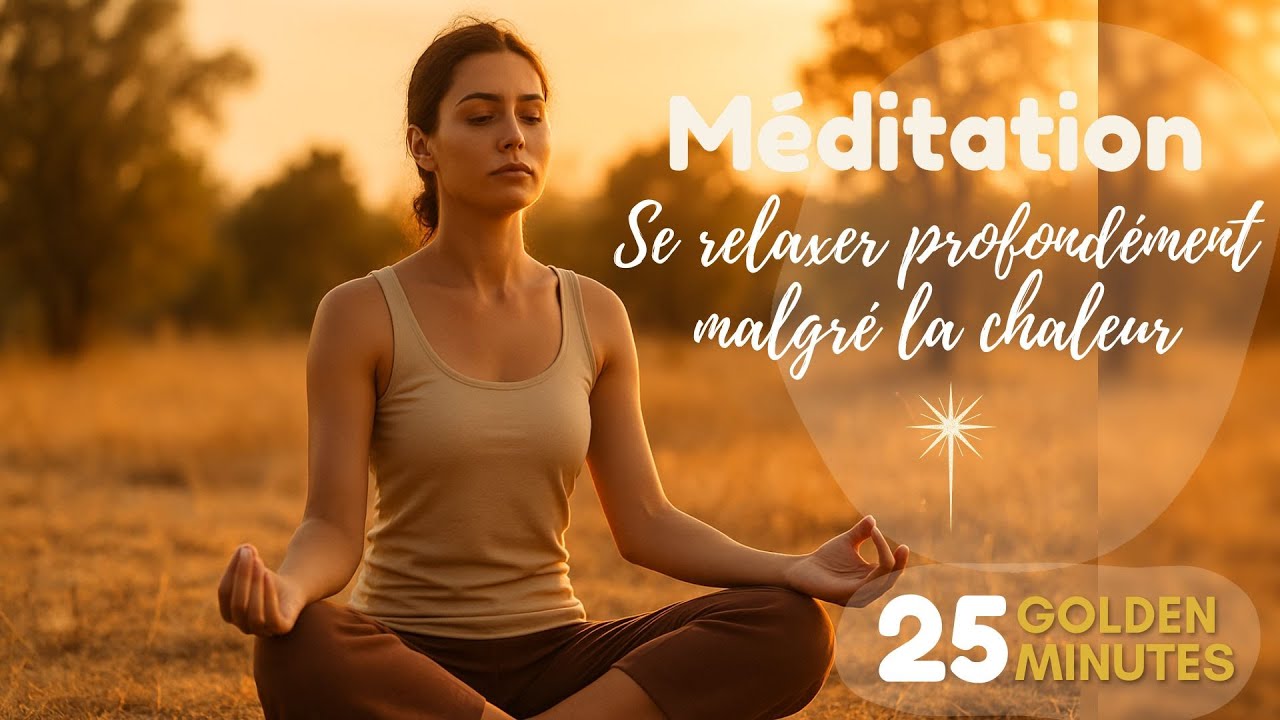 ☀️ Dormir paisiblement et trouver la fraîcheur en été | #meditation guidée voix douce 25 minutes