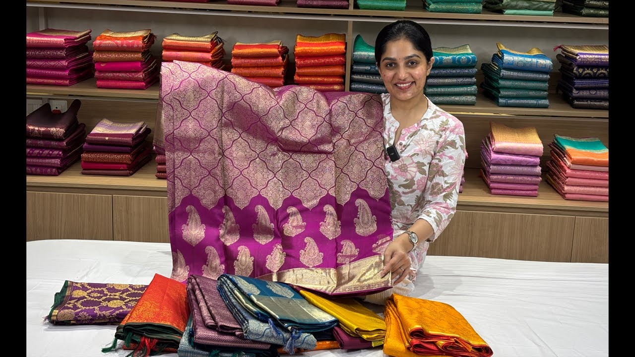 LIVE SESSION | Pure Kanchipuram Silk Sarees -#sareelove #kanchipattu