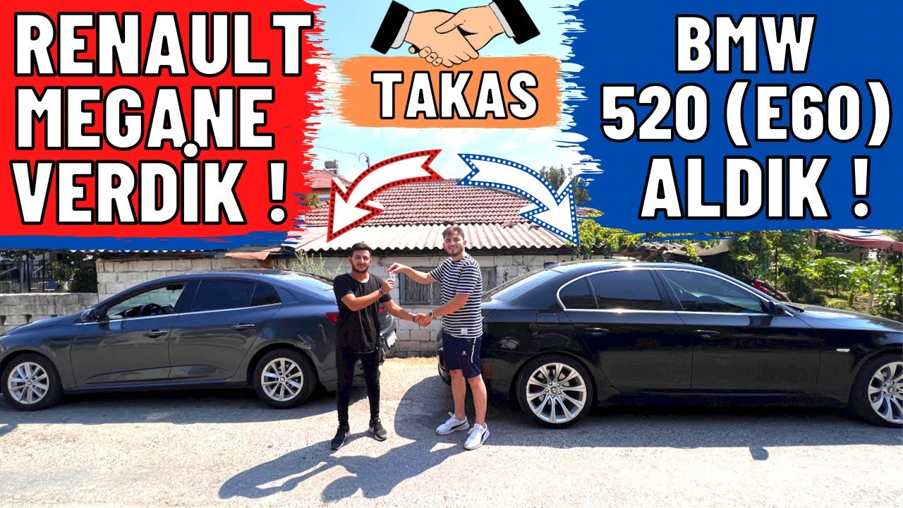 RENAULT MEGANE İLE BMW 520 TAKAS ETTİK ! Muğla Yolculuğu Vlog