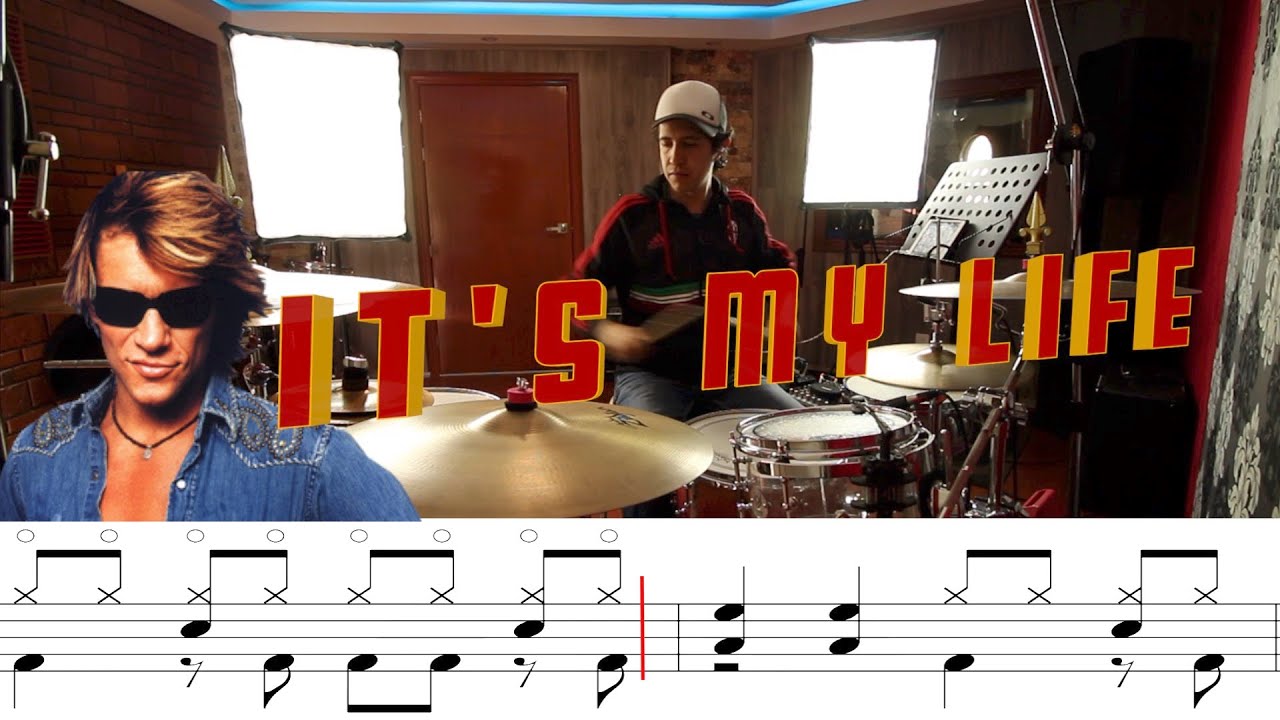 Bon Jovi - It's My Life | Drum Cover (con partituras) | Hugo Zerecero