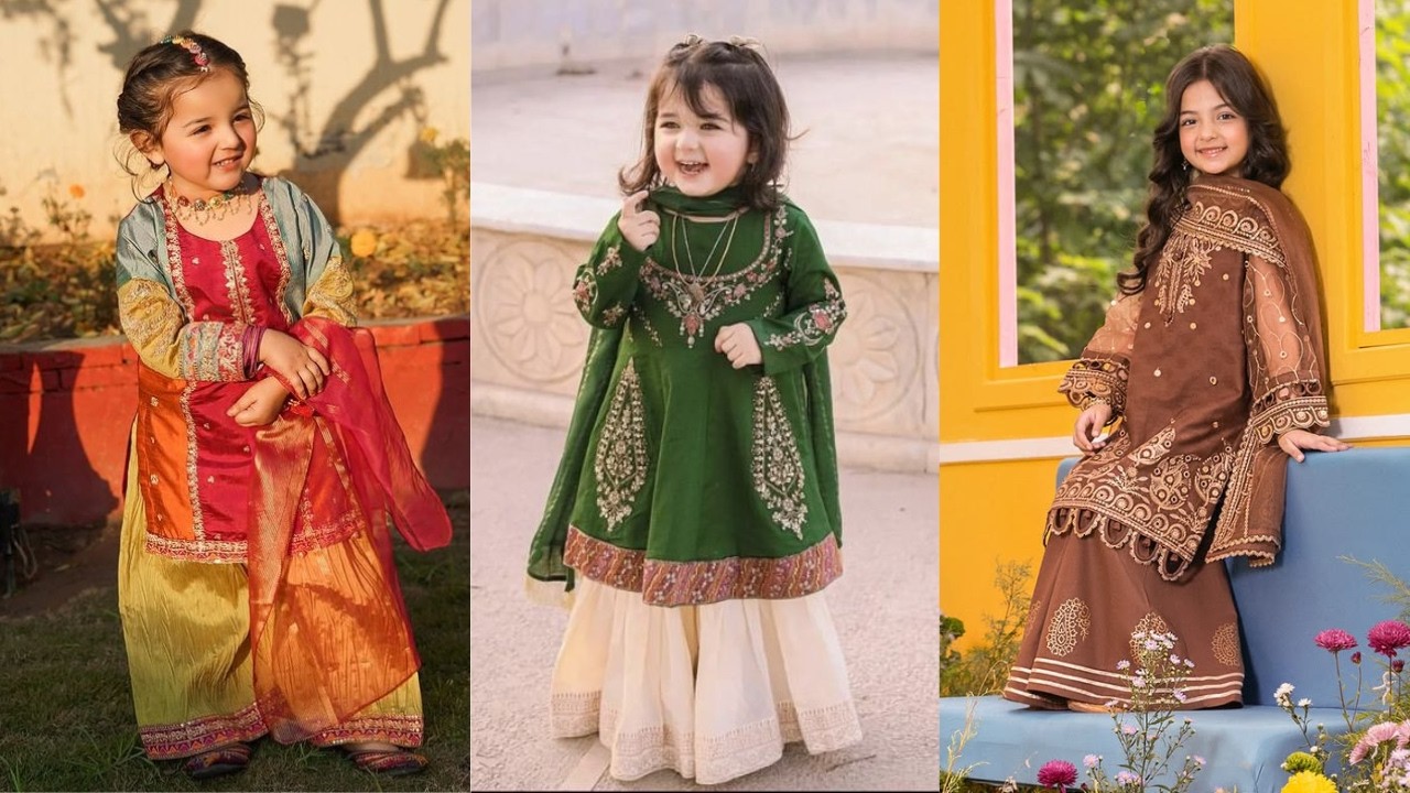 BABY GIRLS EID DRESS COLLECTION 2026 #viral #kidsfashion #eidoutfit