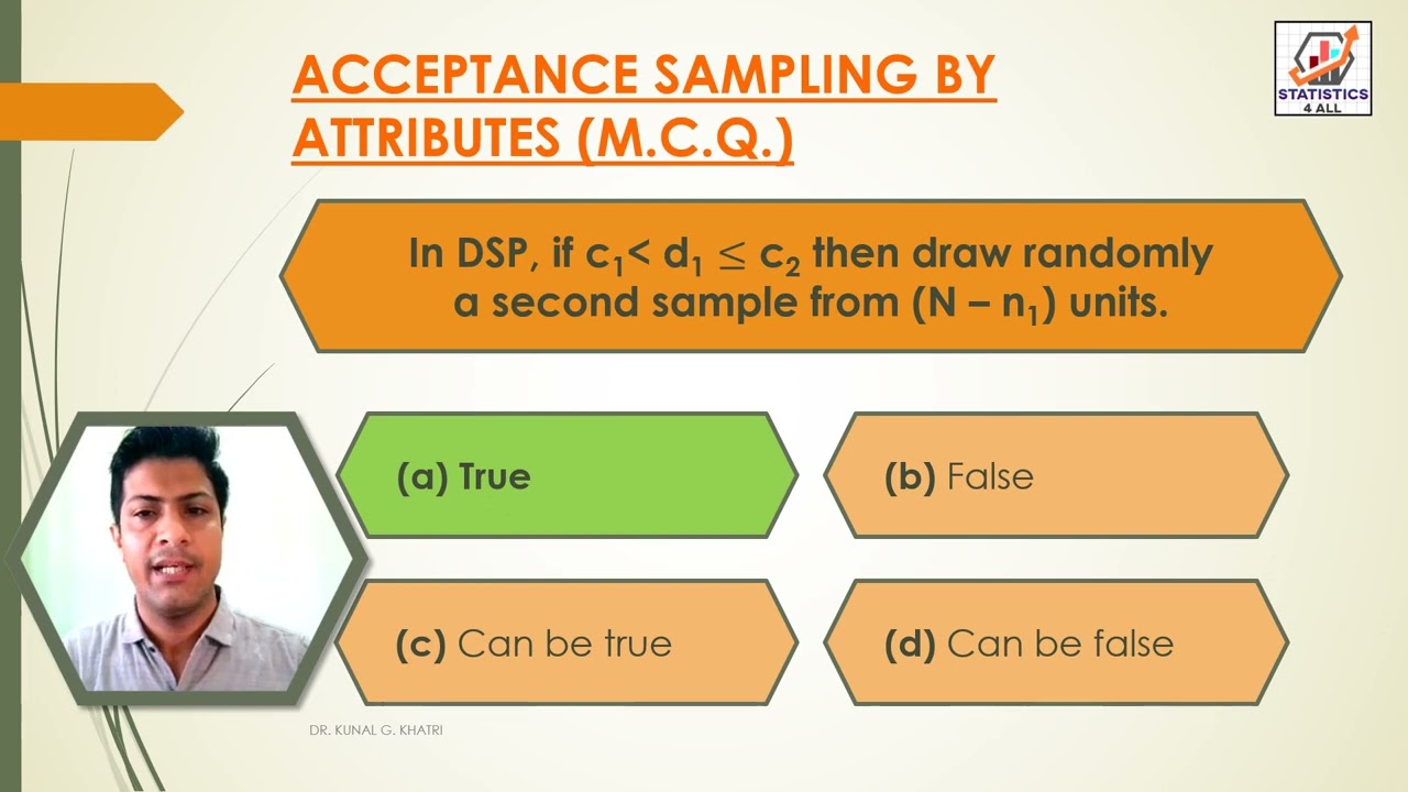ACCEPTANCE SAMPLING BY ATTRIBUTES MCQ'S PART-4 #STATISTICS4ALL  @STATISTICS4ALL  #ATTRIBUTES #SAMPLE