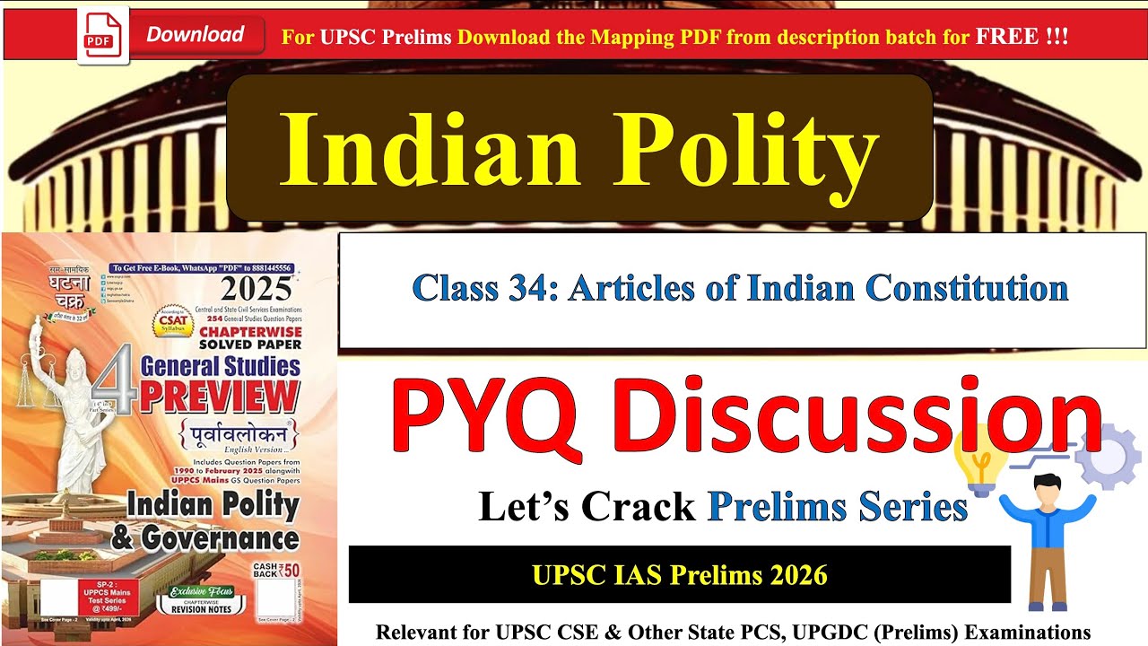 Important Articles of Indian Constitution 🔥 Must for UPSC