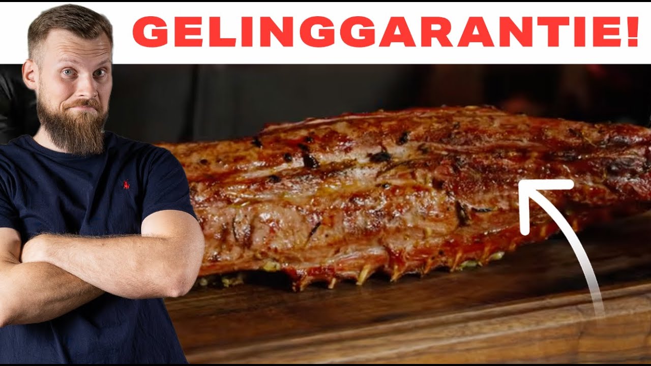 Rehr&uuml;cken vom Grill mit Gelinggarantie! Zart & Saftig