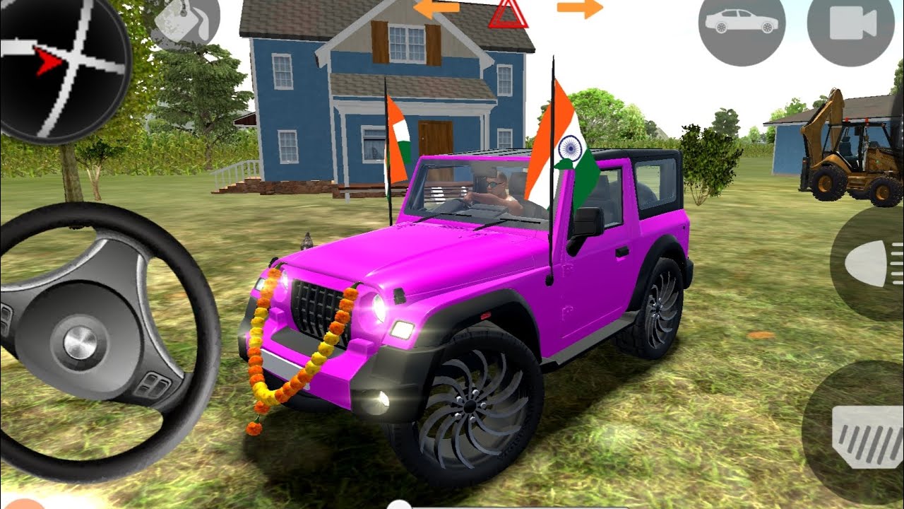 Modified Mahindra Thar😈Games:Indian Pink Thar (Gadi Wala Games) Car Game Android Game - #2025