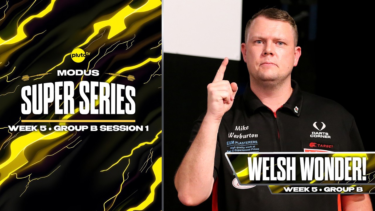 OUTSIDER RUNS THE CARD!?!🤯🎯 | Darts Highlights | Week 5 Group B Session 1