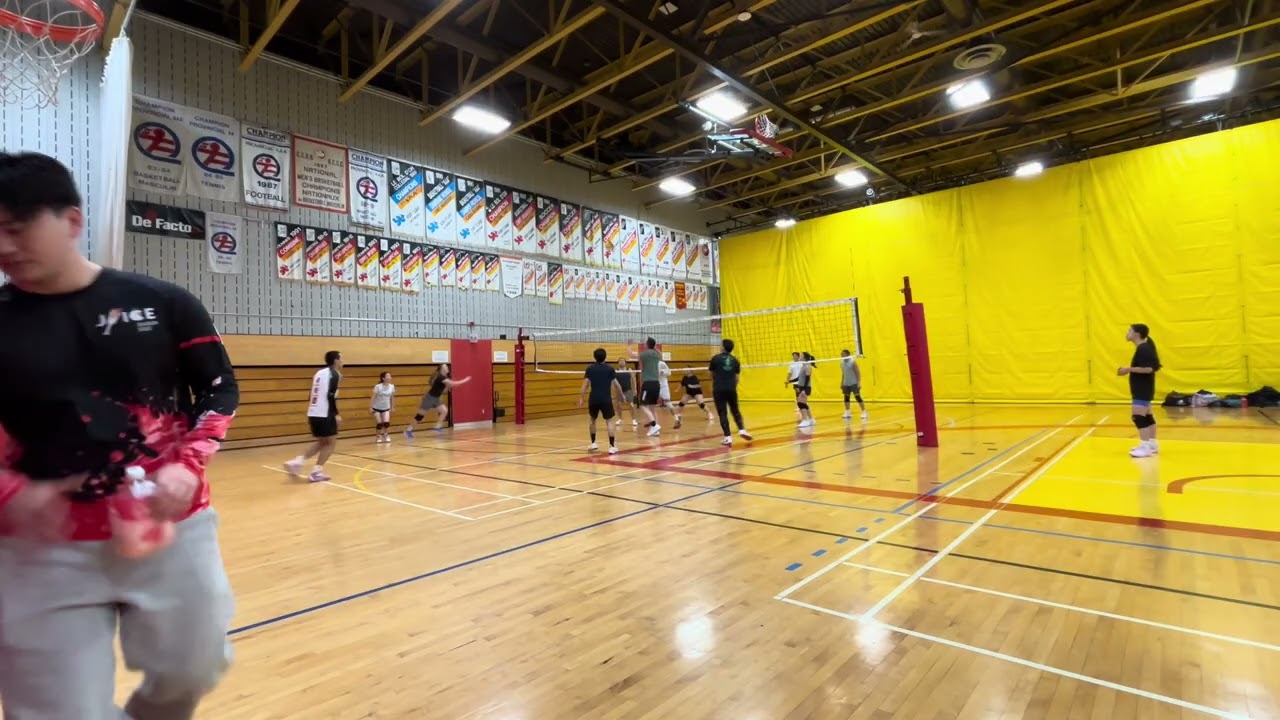Vanier vball game 1