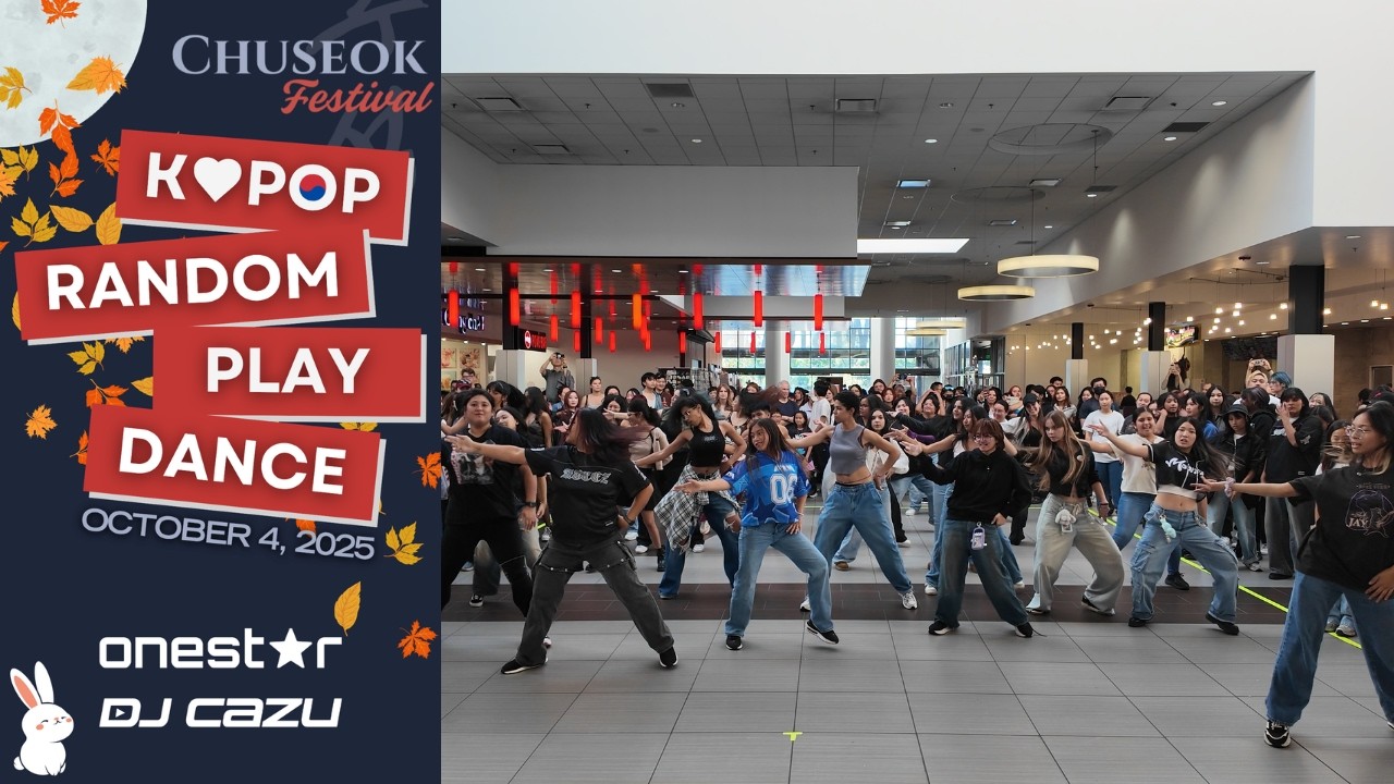 [CHUSEOK FESTIVAL 2025] K-POP RANDOM PLAY DANCEㅣ4KㅣOct 2025ㅣSan José, CA, USAㅣDJ CAZU