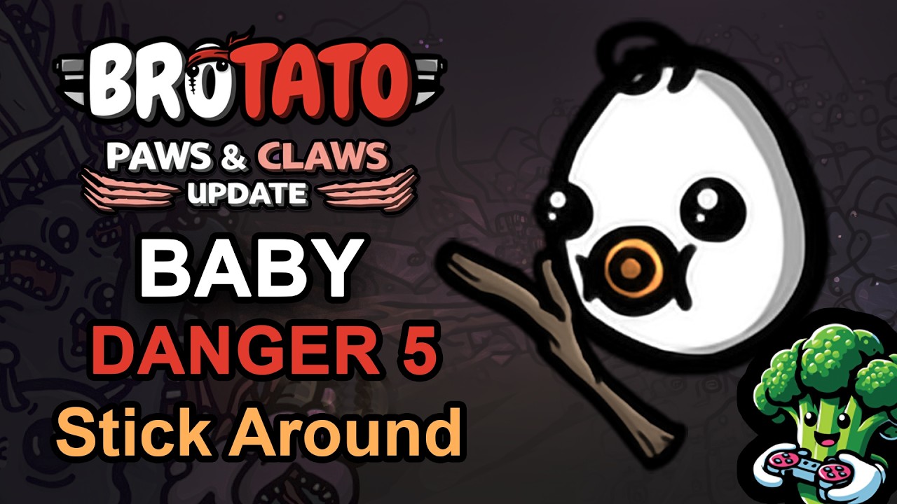 Baby DANGER 5 GUIDE | Paws & Claws | Brotato | The Abyss | Gameplay | Stick Build