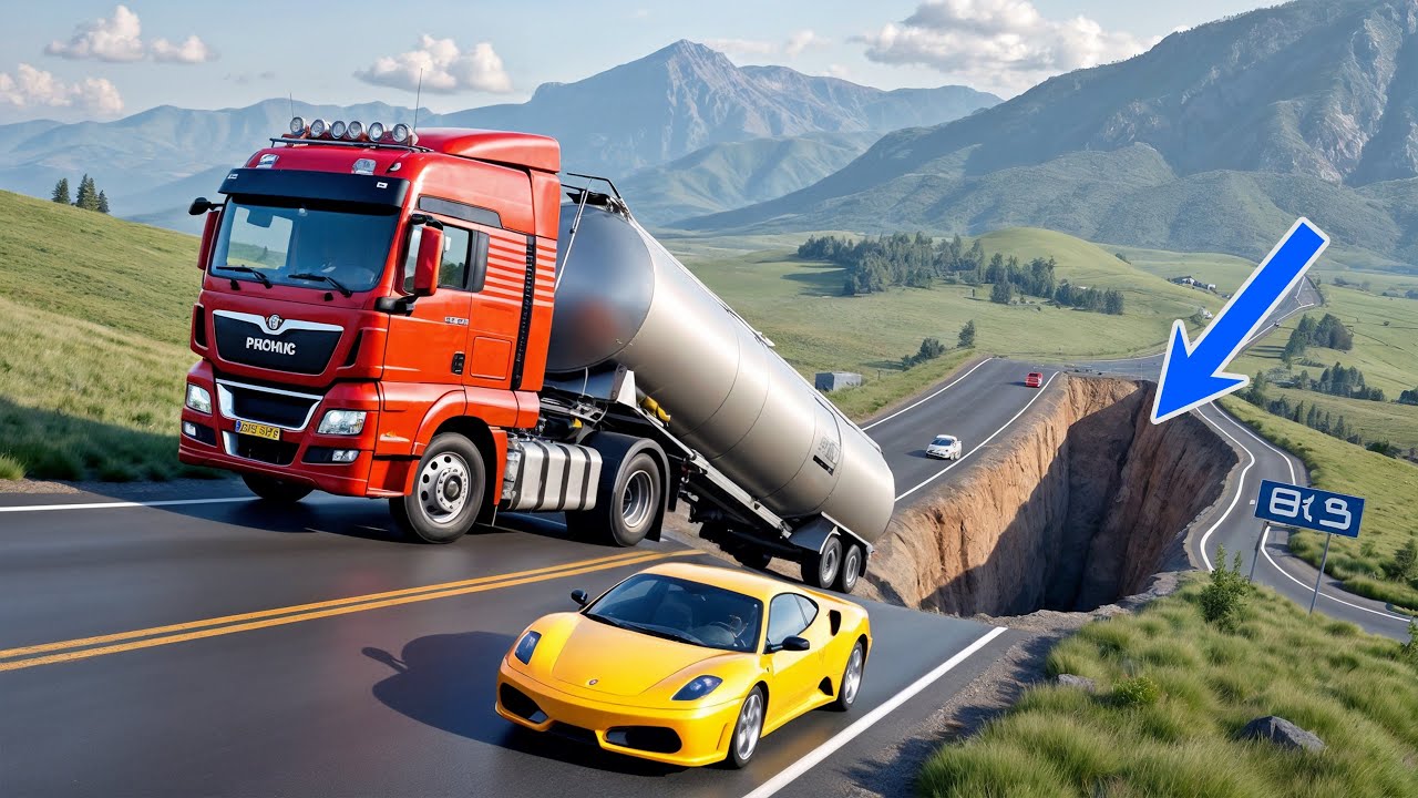 Cars vs The Worst DEEP Pit Challenge #5 - BeamNG.drive Fails & Crashes 2025!