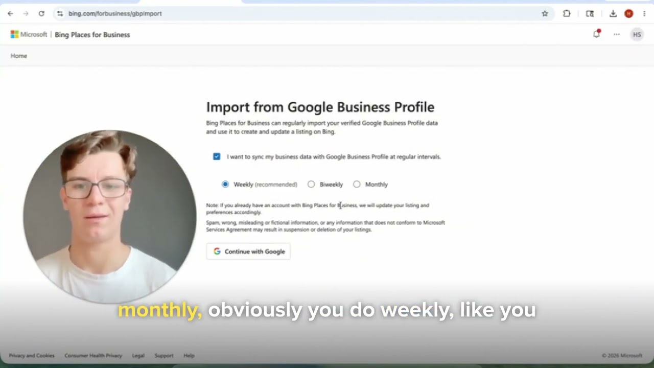 Sync Your Google Business Profile to Bing