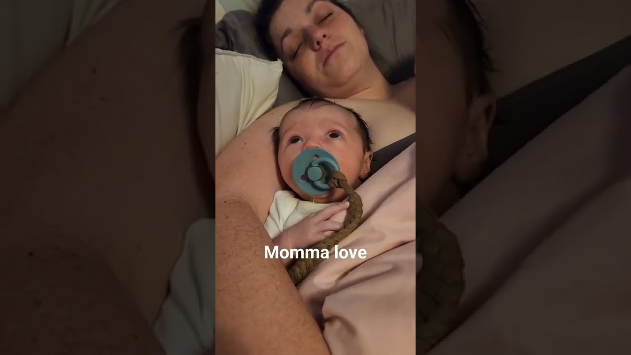 Morning cuddles with mom #baby #mom #dad #Maverick #cuddle #love