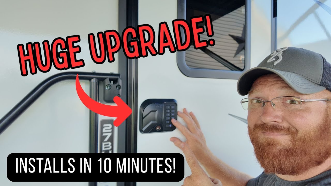 RVLock Trek Keyless Entry Install & Review | Customize your passcode | 10 minute install!