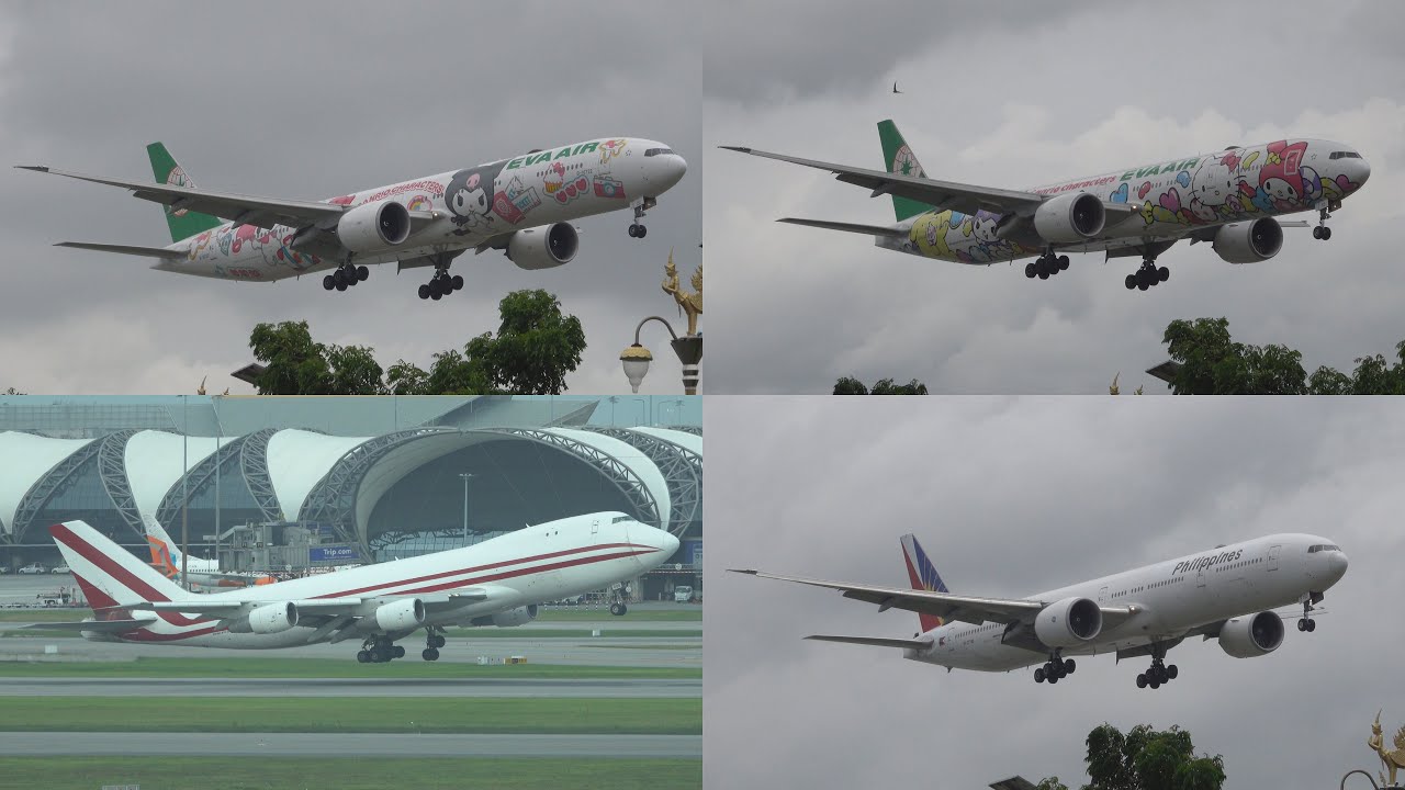 Airliners, Freighters | Spotting at Bangkok Suvarnabhumi | 28JUL2025 [4K]