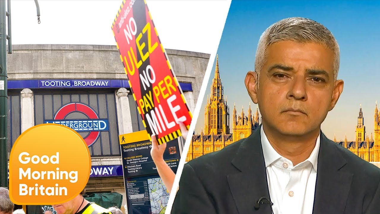 Sadiq Khan Defends Pollution Penalty: ULEZ Expansion | Good Morning Britain