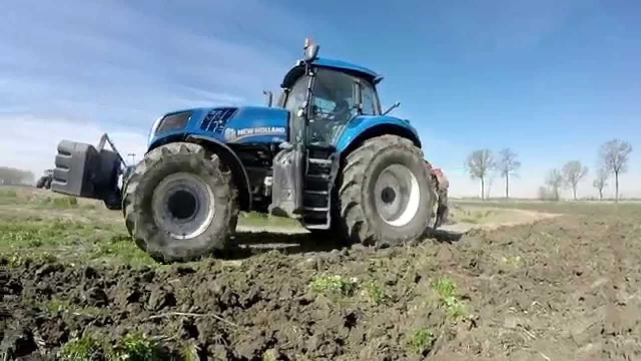 GoPro Subsoiling corn stubble: NEW HOLLAND T8.390
