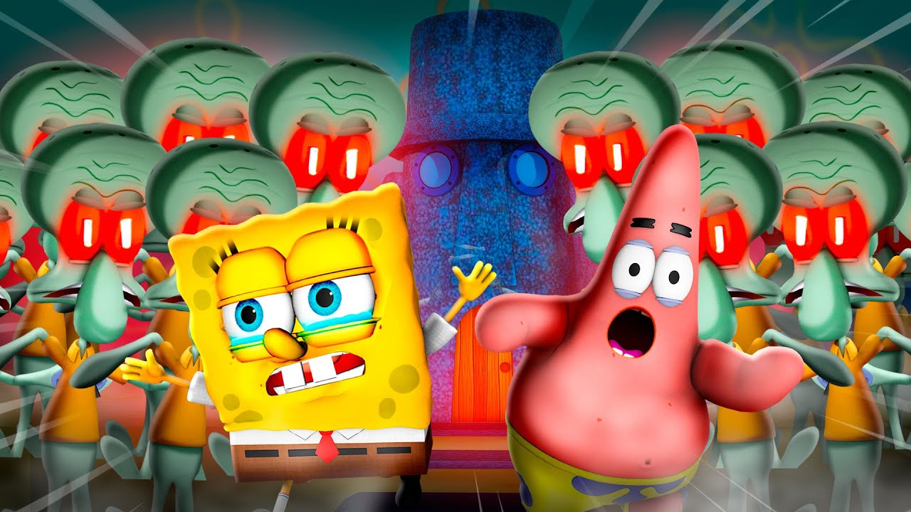 SpongeBob's NIGHTMARE in Squidville! (DO NOT PLAY!)