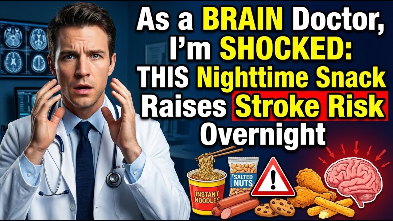 As a BRAIN Doctor, I’m SHOCKED: THIS Nighttime Snack Raises Stroke Risk Overnight | Senior Health